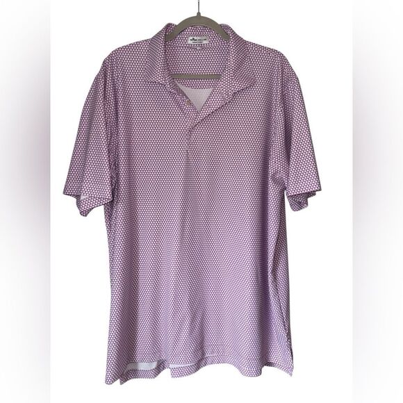 Peter Millar Perennial Performance Mesh Golf Polo Men’s XL - Picture 2 of 10
